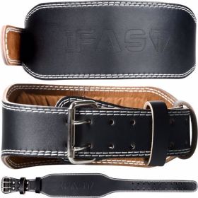 M Size Weight Lifting Belt, Leather Weight Lifting Belt for Men and Women with 4 inch Padded Lumbar Support Belt for Weightlifting Deadlift