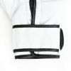 White L/XL Core Boxing Training Gloves – 2-Piece Set – Synthetic Leather with Odor Resistance