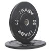 Olympic Weight Plates, Rubber Bumper Plates, 2 Inch Steel Insert 10lb Bundle Options Available for Home Gym Strength Training, Weightlifting