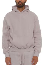 Premium Cotton Blend Hoodie (Color: TAUPE, size: 2XL)
