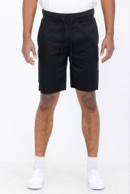 WeRaw Cut Sweat Shorts (Color: Black, size: 2XL)