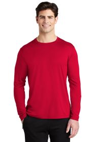 Sport-Tek Posi-UV Pro Long Sleeve Tee ST420LS (Color: True Red, size: 4XL)