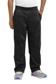 Sport-Tek Youth Sport-Wick Fleece Pant YST237 (Color: Black, size: M)
