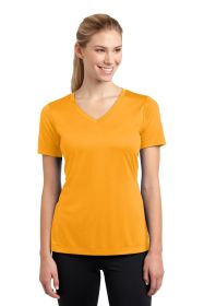 Sport-Tek Ladies PosiCharge Competitor V-Neck Tee LST353 (Color: Gold, size: XXL)