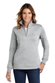 Sport-Tek Ladies 1/4-Zip Sweatshirt LST253 (Color: Athletic Heather, size: 4XL)