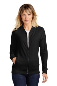 Sport-Tek Ladies Lightweight French Terry Bomber LST274 (Color: Black, size: XXL)