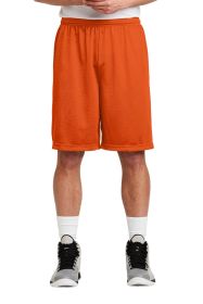 Sport-Tek Long PosiCharge Classic Mesh Short ST515 (Color: Deep Orange, size: 4XL)