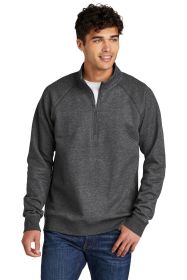 Sport-Tek Drive Fleece 1/4-Zip Pullover STF202 (Color: Graphite Heather, size: XS)