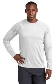 Sport-Tek Long Sleeve Rashguard Tee ST470LS (Color: White, size: 4XL)