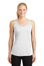 Sport-Tek Ladies PosiCharge Competitor Racerback Tank LST356 (Color: White, size: 3XL)