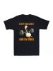 Men's "Everything Hurts, I'm Tired" Funny Duck Weightlifting Graphic T-Shirt - All Season, 100% Cotton, Machine Washable, Round Neck, Dark